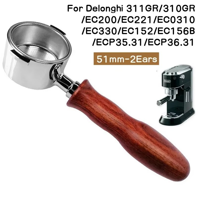 Delonghi Espresso Magnifica - Portafiltro Senza Fondo da 51mm con