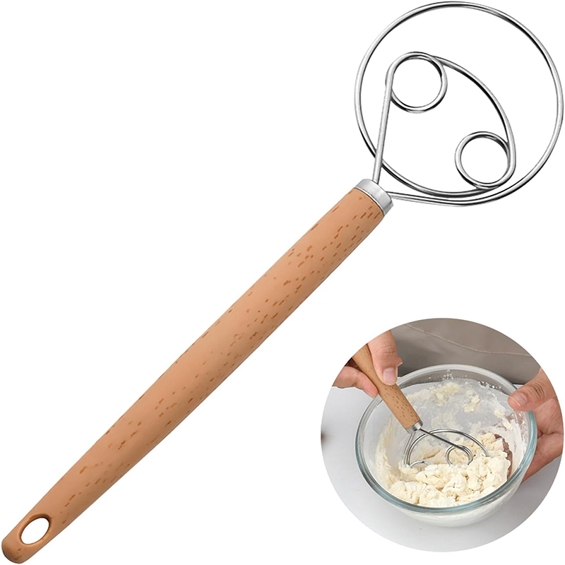 Danish Pancake Pan - Frusta per Impasto in Acciaio Inox