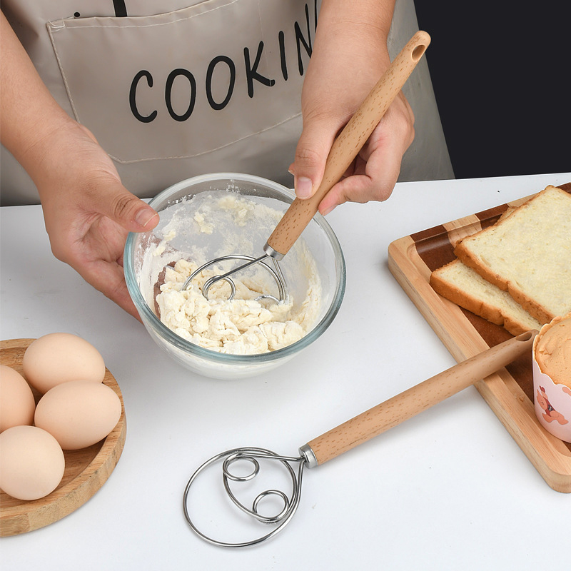 Danish Pancake Pan - Nuovo # Frullatore manuale in acciaio