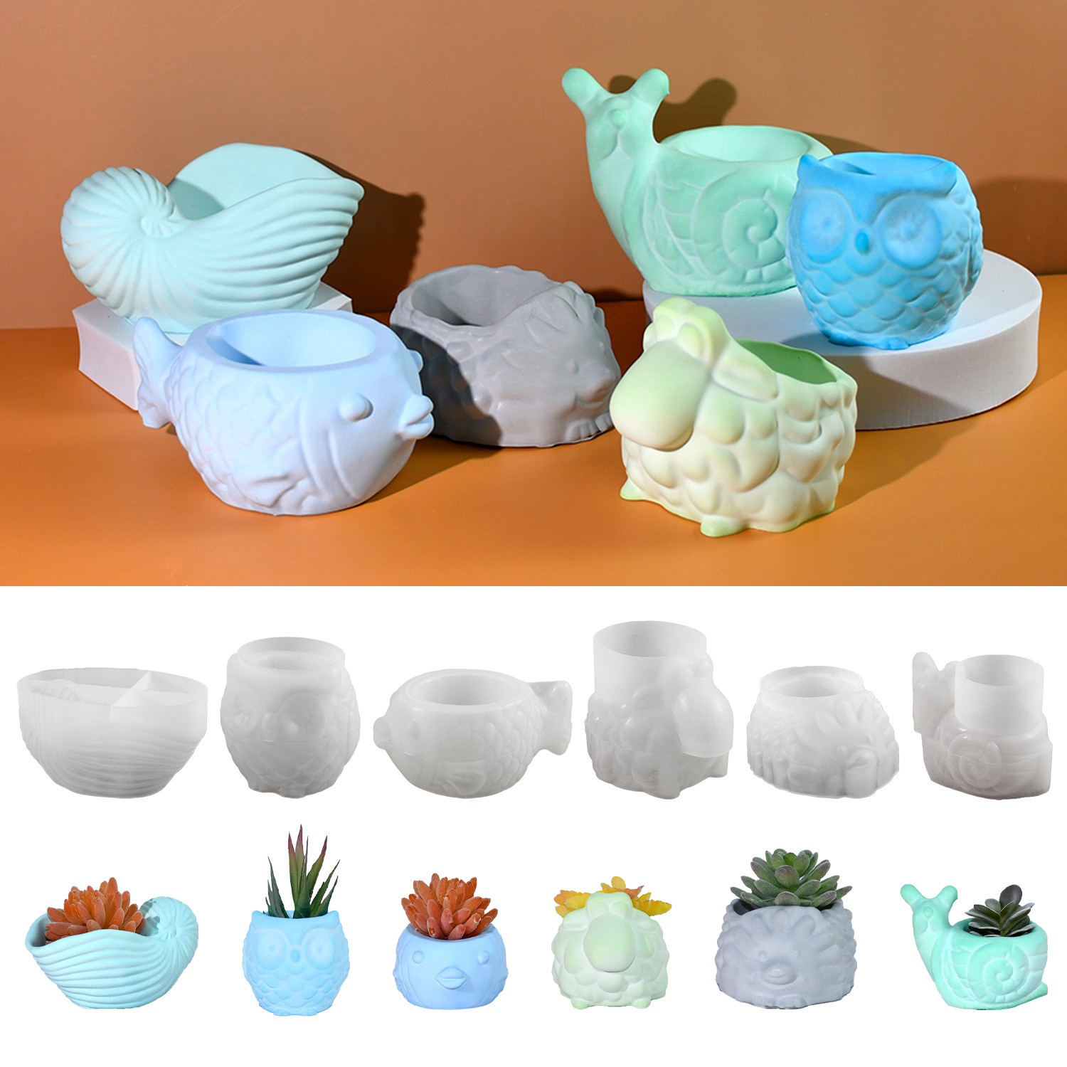 3D Animale Vaso di Fiori Stamp - Potsticker Mold recensione e prezzo